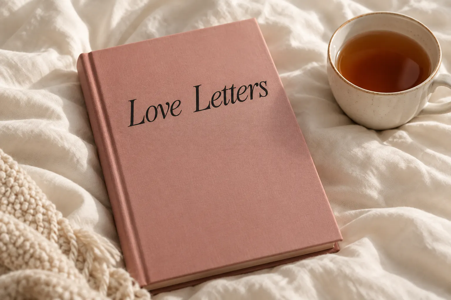 Relationship of Mélodrame font on a novel cover reading Love Letters