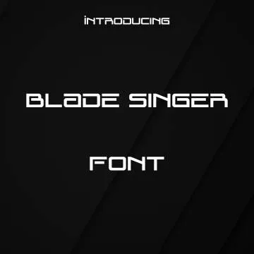 Bladesinger Font