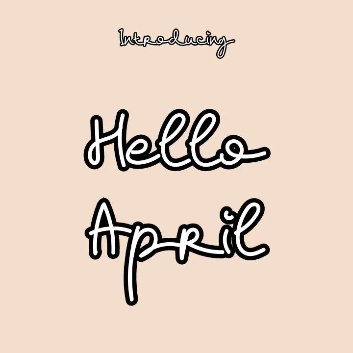 Hello April Font