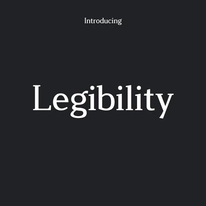 legibility font